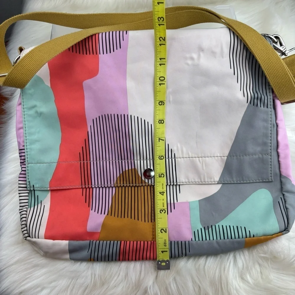 Fossil Colorful Abstract Messenger Bag